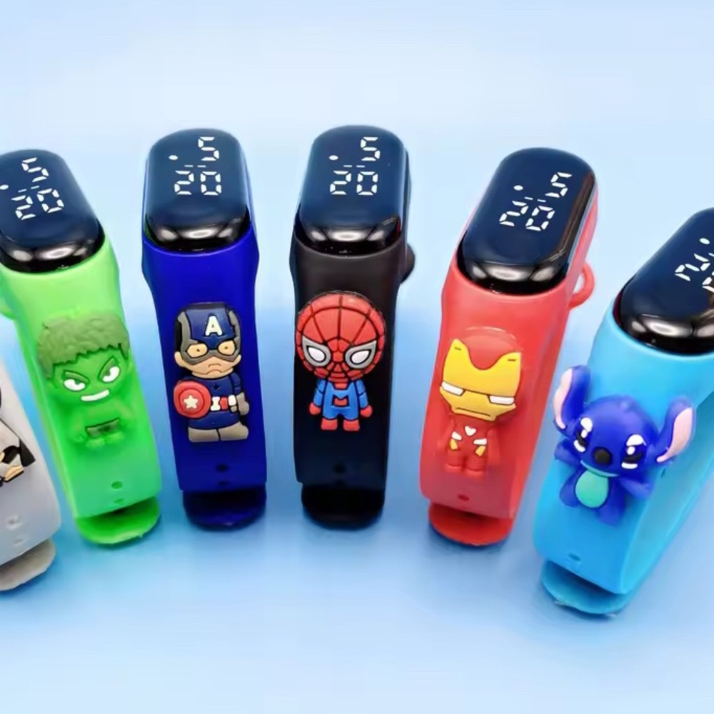 Disney Black Spider-Man Kids Digital Watch - Picture 7 of 11